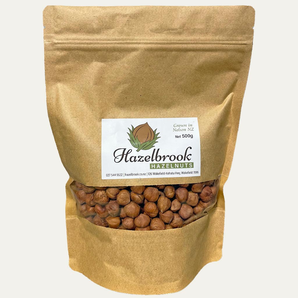Hazelbrook hazelnut kernels 500 gram